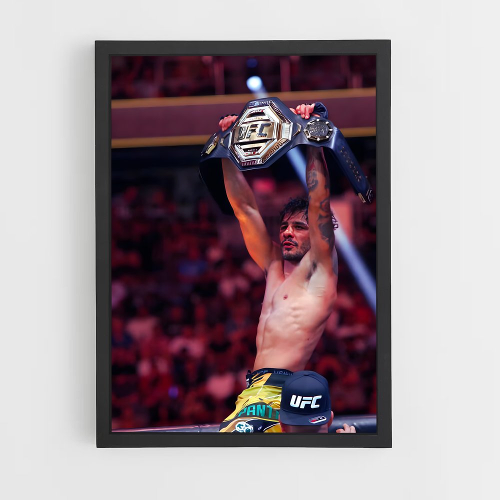 Poster Champion de Rêve – affiche MMA (vue 2)